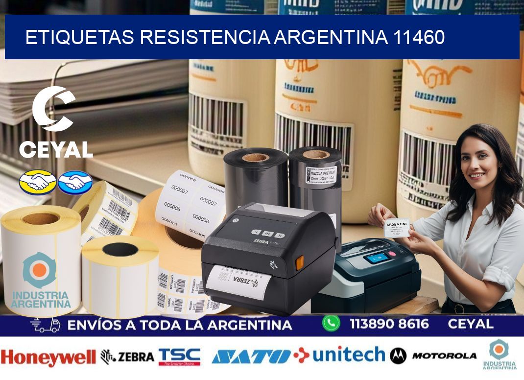 Etiquetas Resistencia Argentina 11460