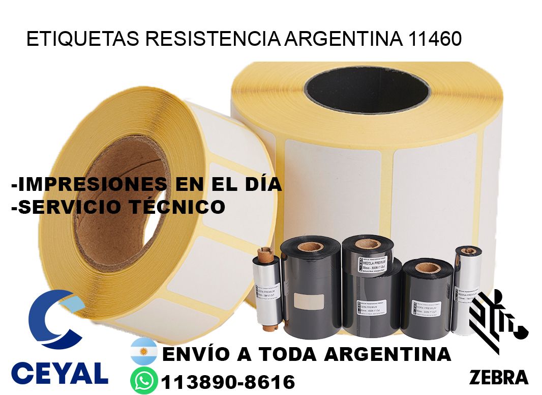 Etiquetas Resistencia Argentina 11460
