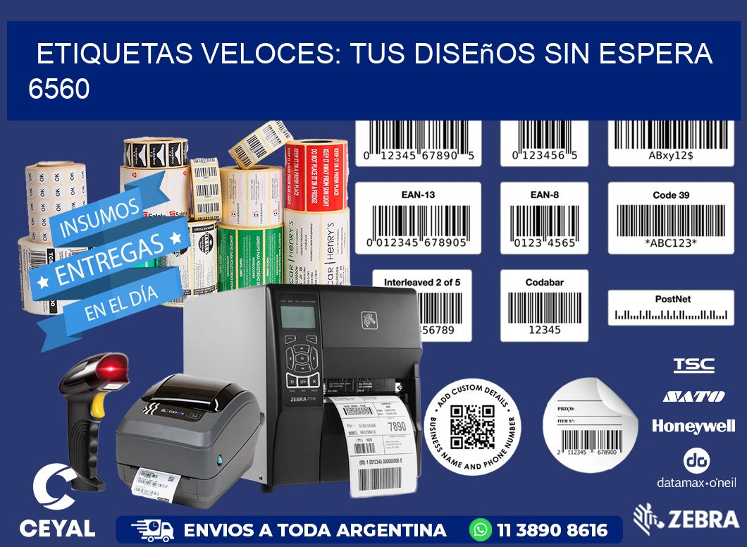Etiquetas Veloces: Tus Diseños sin Espera 6560