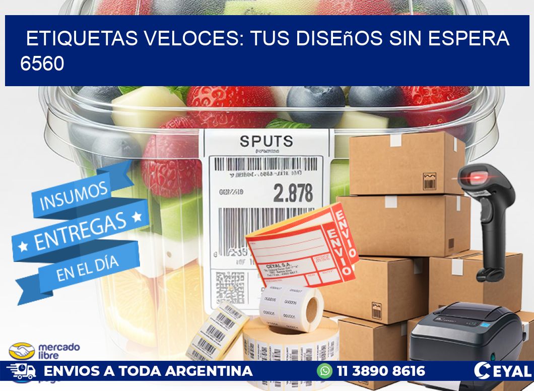 Etiquetas Veloces: Tus Diseños sin Espera 6560