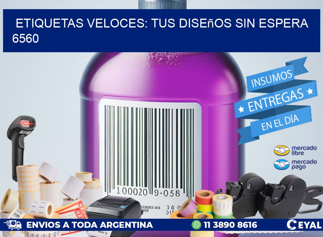 Etiquetas Veloces: Tus Diseños sin Espera 6560