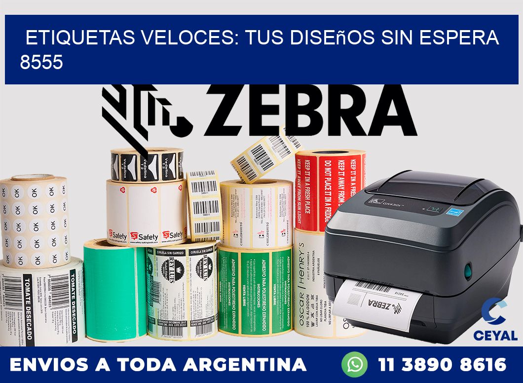 Etiquetas Veloces: Tus Diseños sin Espera 8555