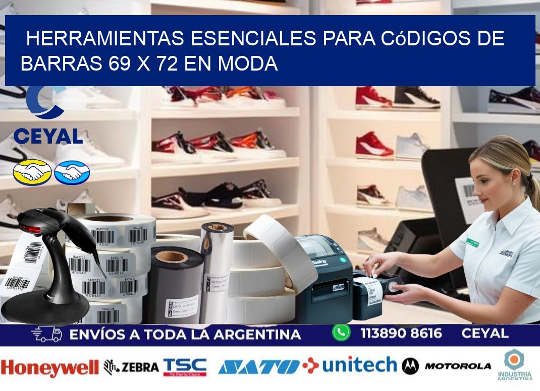 Herramientas Esenciales para Códigos de Barras 69 x 72 en Moda