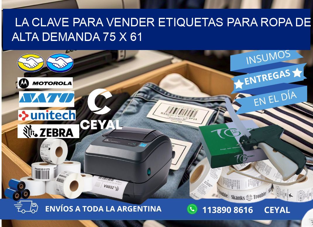 La Clave para Vender Etiquetas para Ropa de Alta Demanda 75 x 61