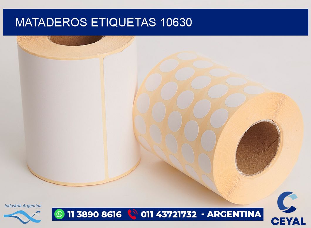 Mataderos etiquetas 10630