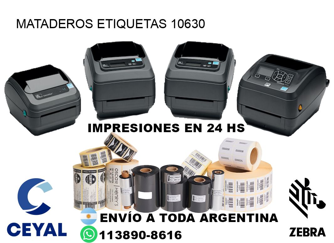 Mataderos etiquetas 10630