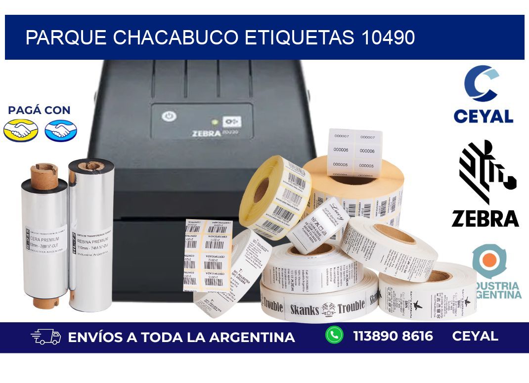 Parque Chacabuco etiquetas 10490