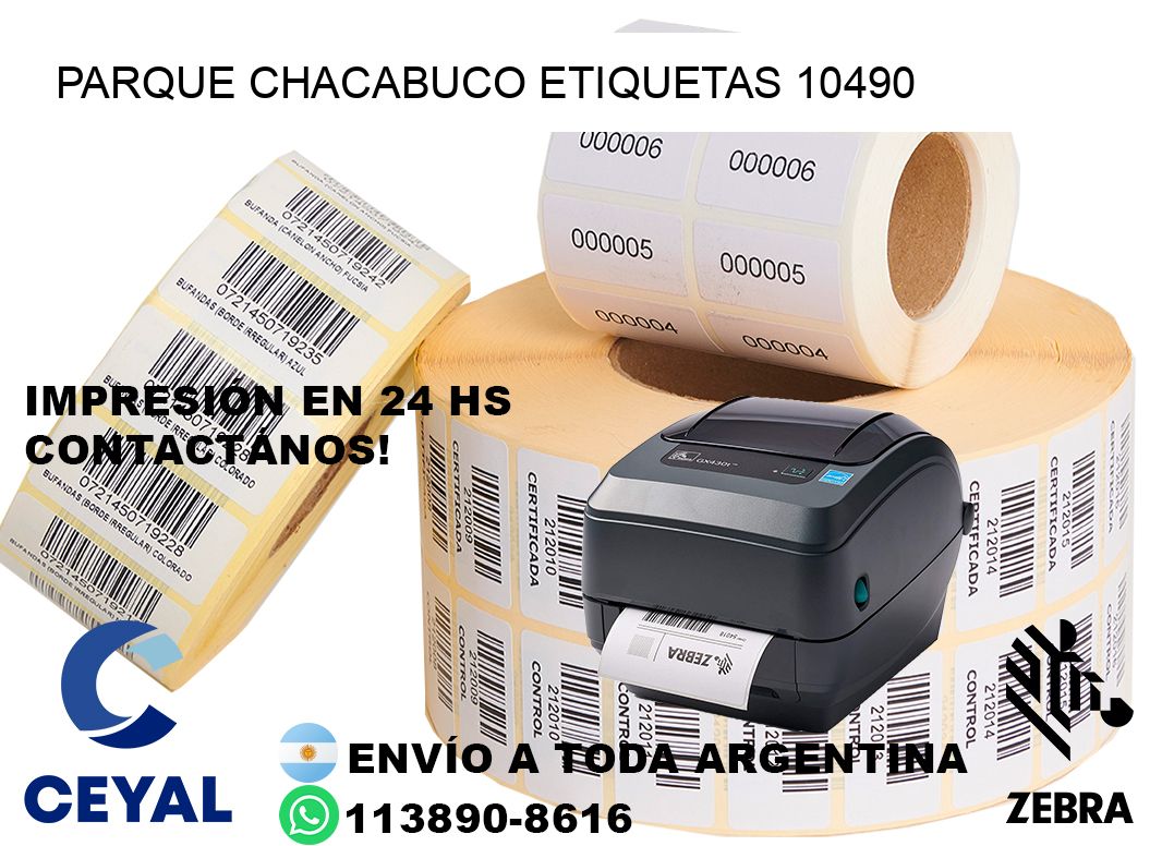 Parque Chacabuco etiquetas 10490