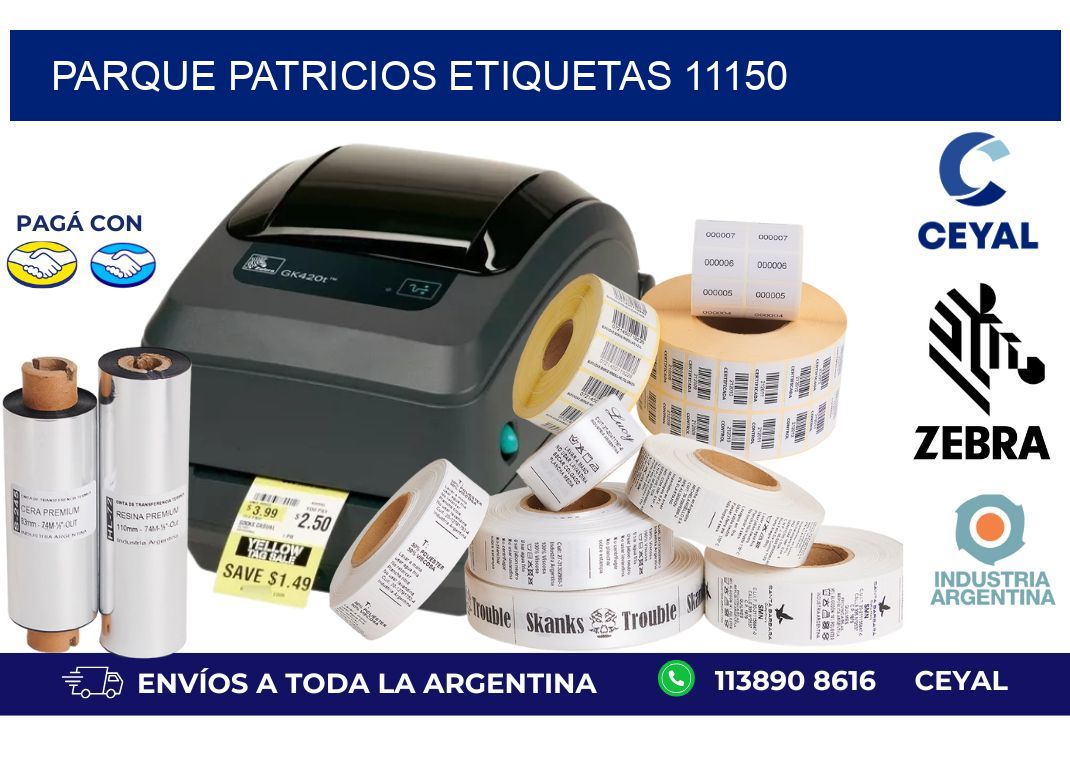 Parque Patricios etiquetas 11150