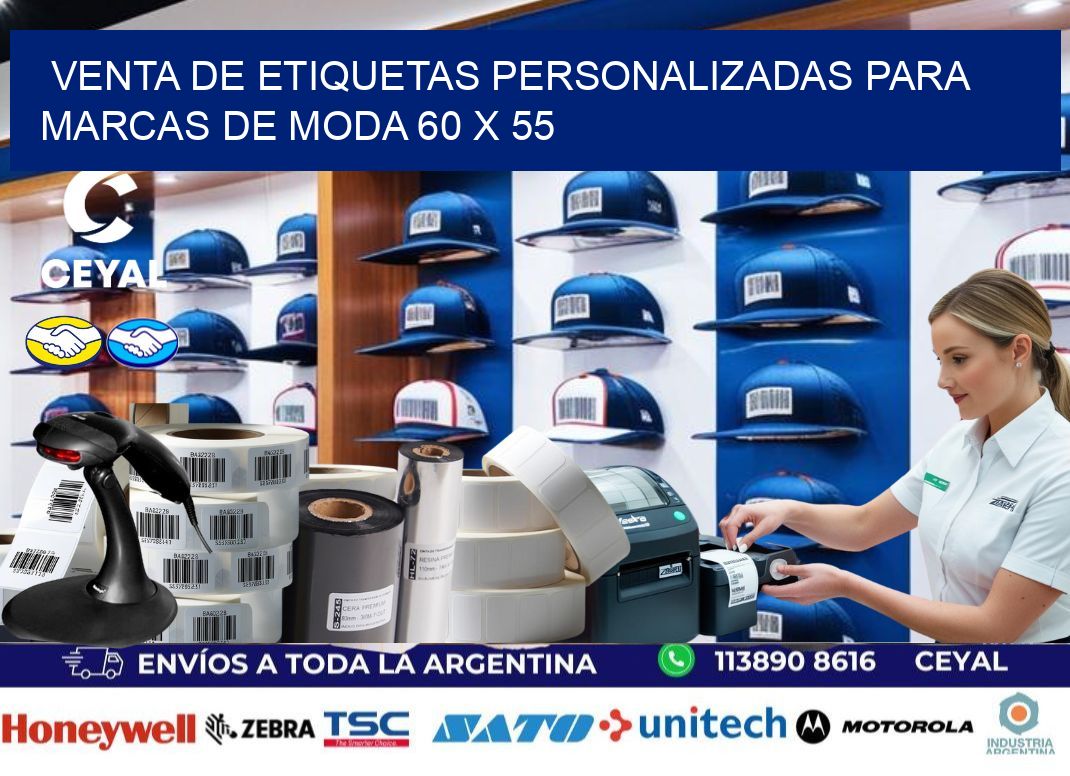 Venta de Etiquetas Personalizadas para Marcas de Moda 60 x 55