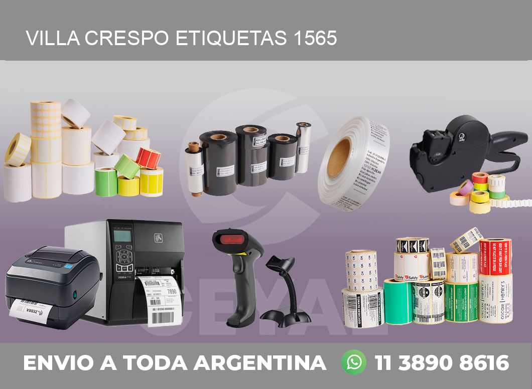 Villa Crespo etiquetas 1565