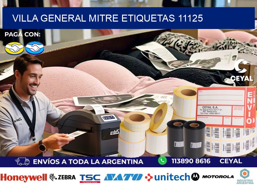 Villa General Mitre etiquetas 11125