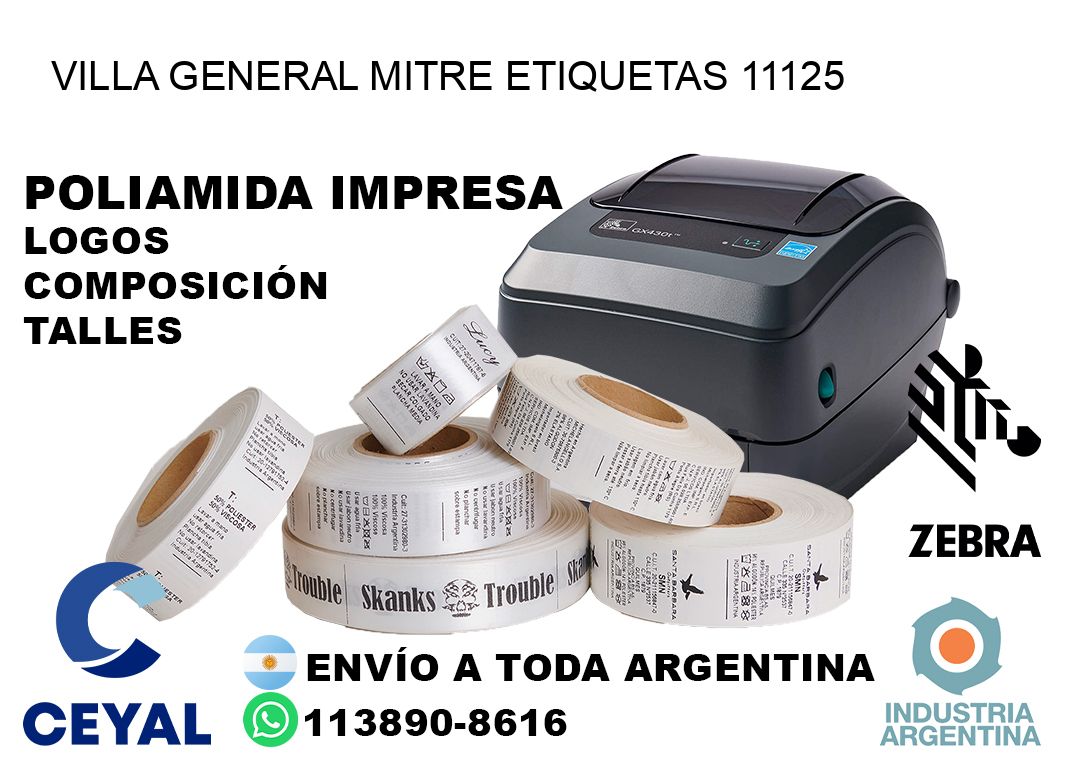 Villa General Mitre etiquetas 11125