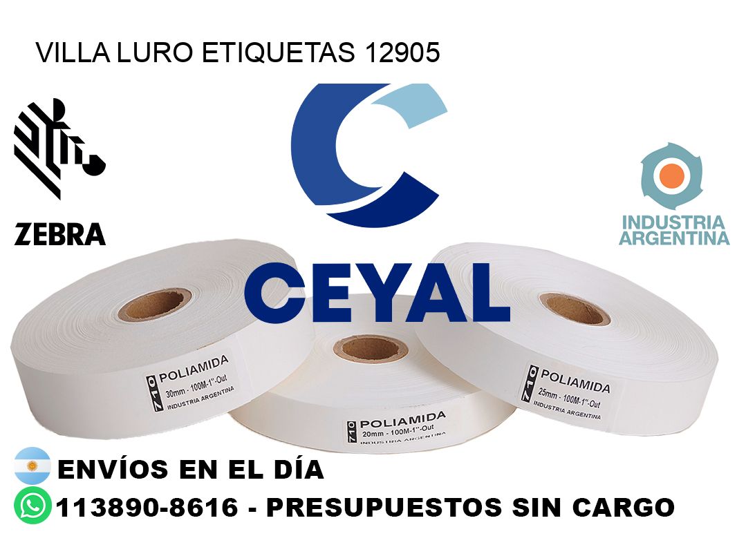 Villa Luro etiquetas 12905