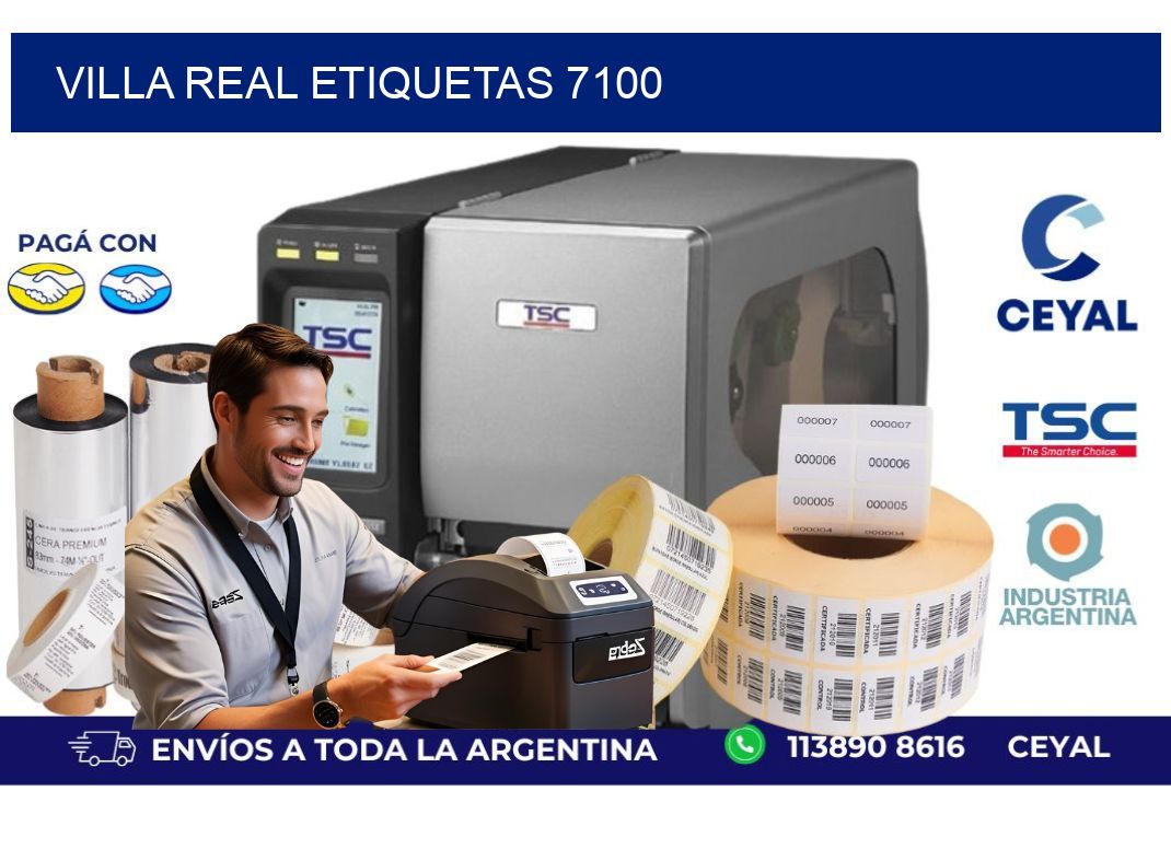 Villa Real etiquetas 7100