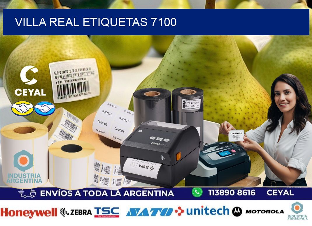 Villa Real etiquetas 7100
