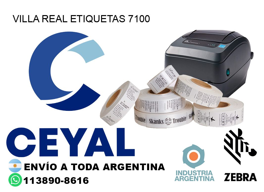 Villa Real etiquetas 7100