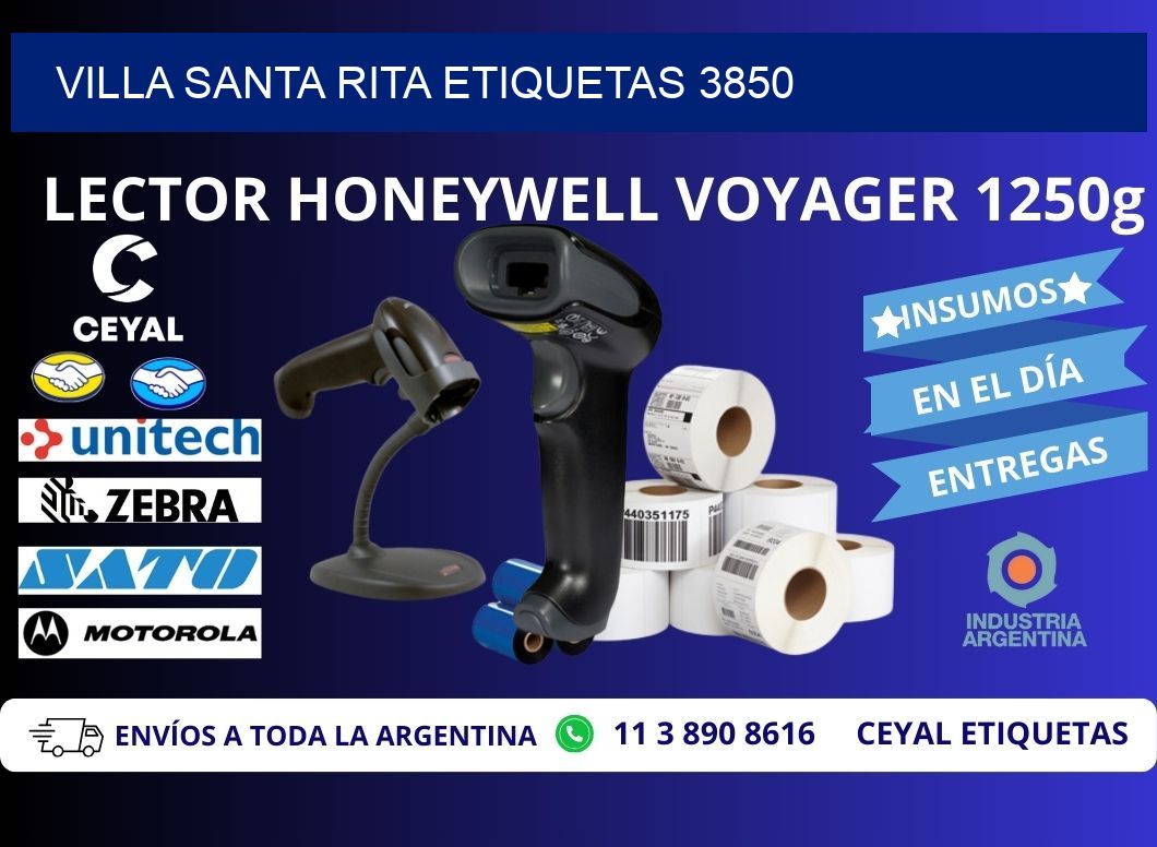 Villa Santa Rita etiquetas 3850