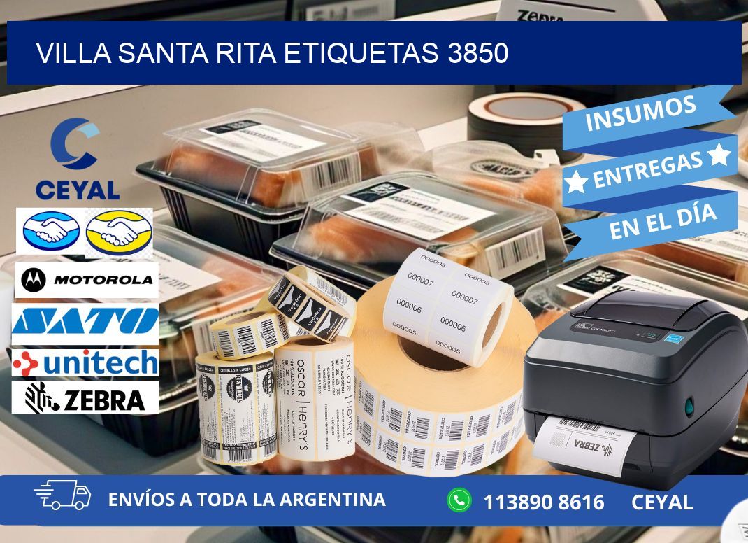 Villa Santa Rita etiquetas 3850