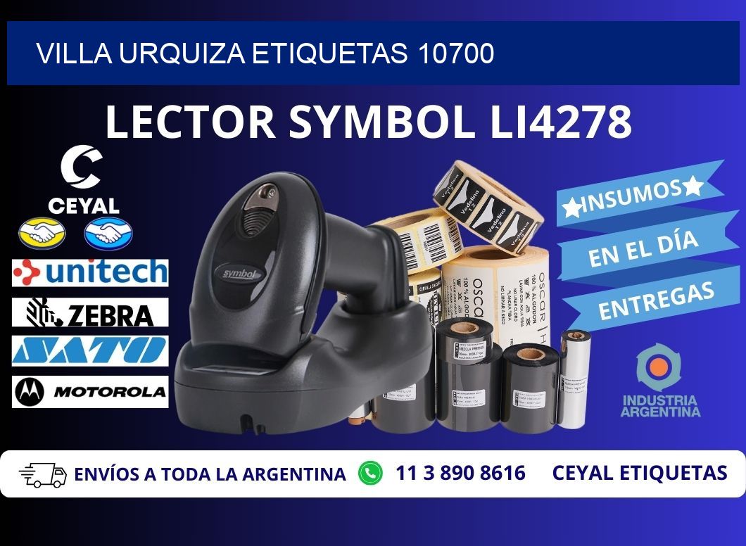 Villa Urquiza etiquetas 10700