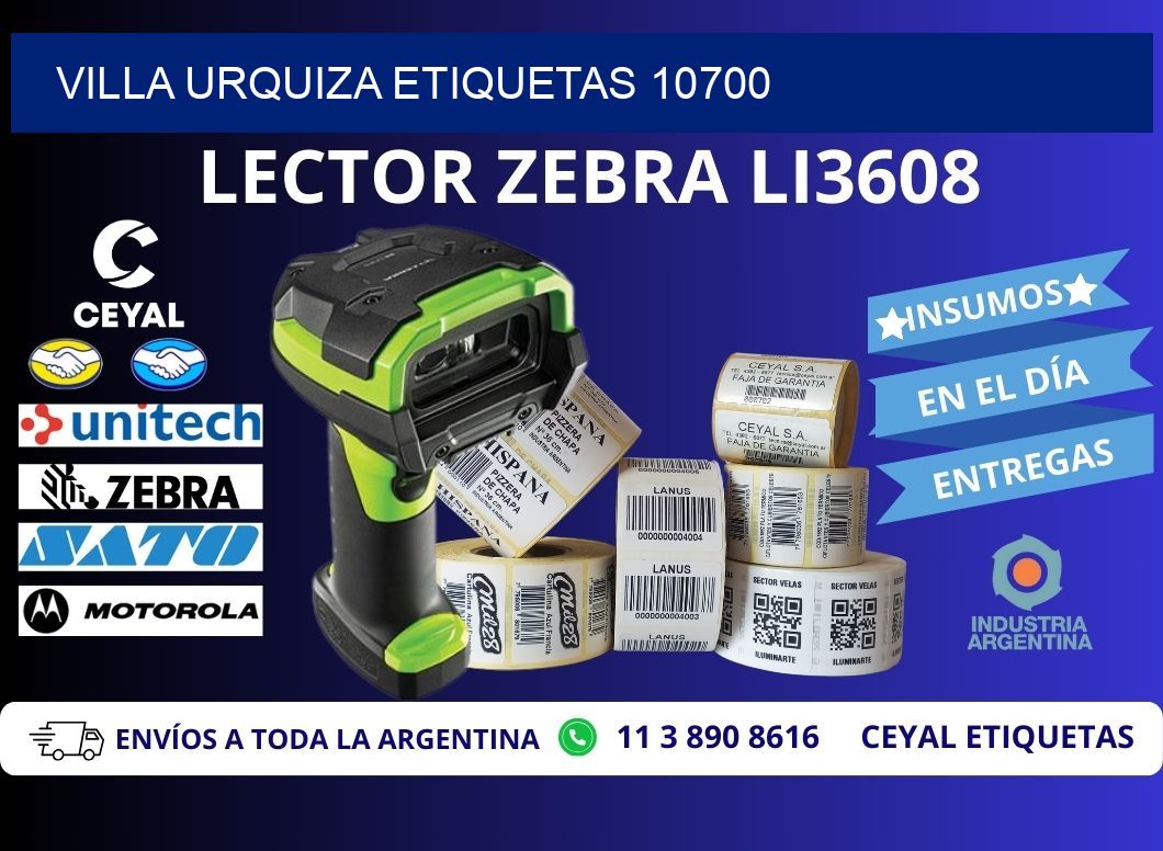 Villa Urquiza etiquetas 10700