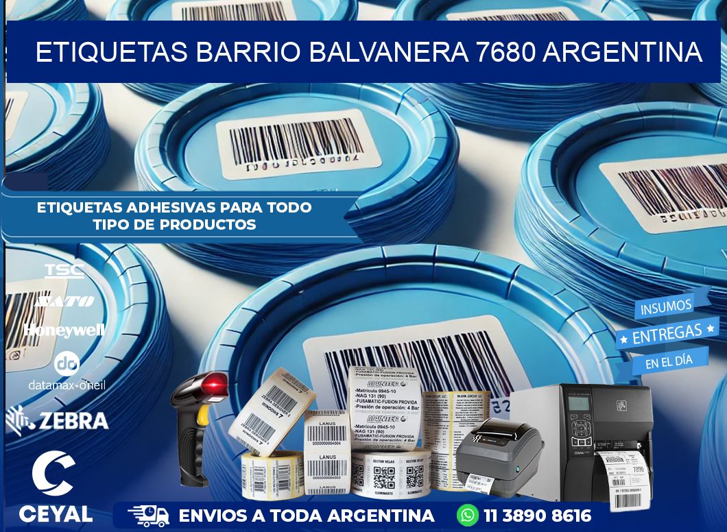 etiquetas barrio balvanera 7680 argentina