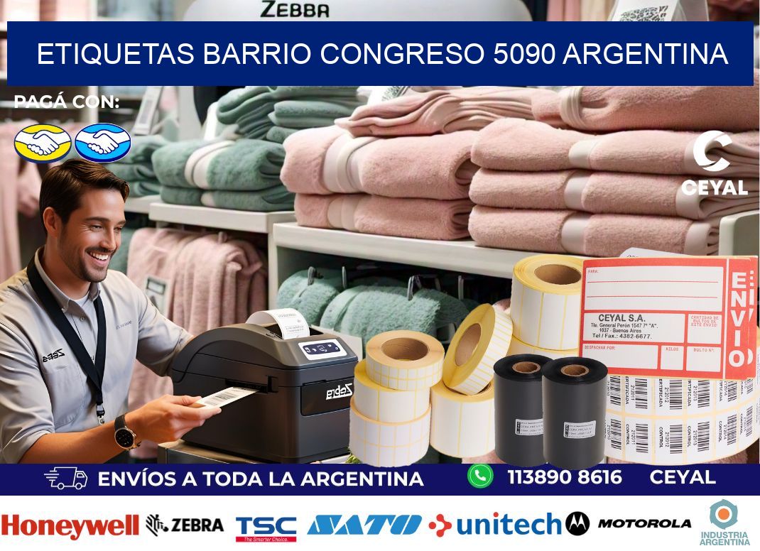 etiquetas barrio congreso 5090 argentina