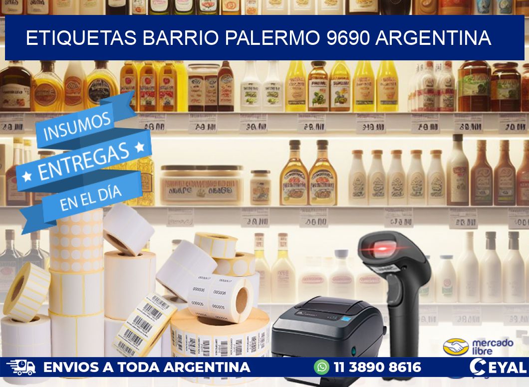 etiquetas barrio palermo 9690 argentina