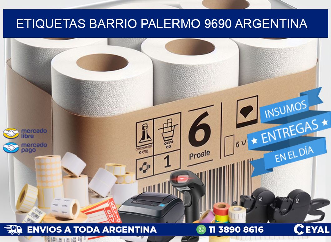 etiquetas barrio palermo 9690 argentina
