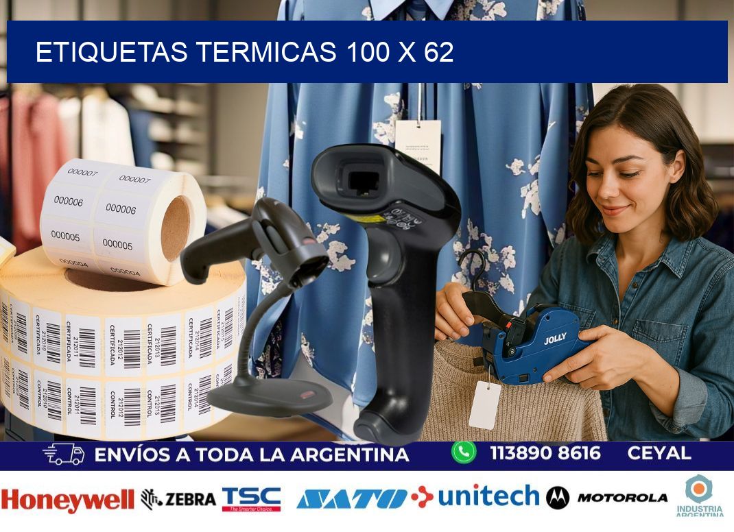 etiquetas termicas 100 x 62