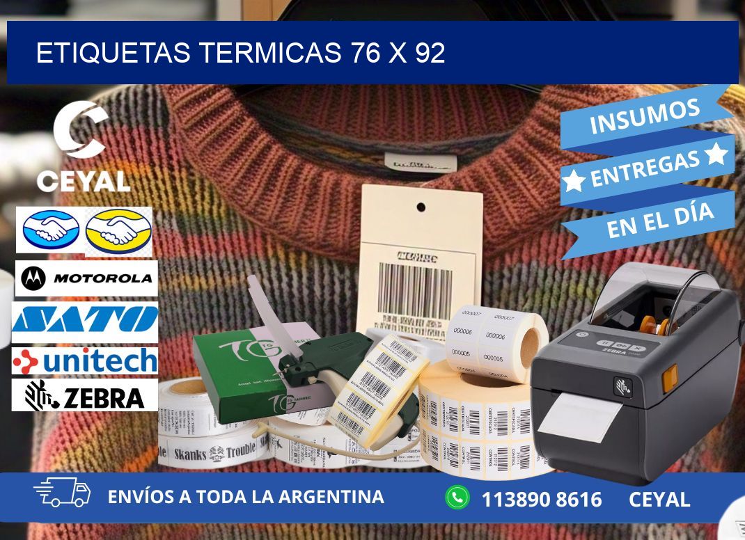 etiquetas termicas 76 x 92