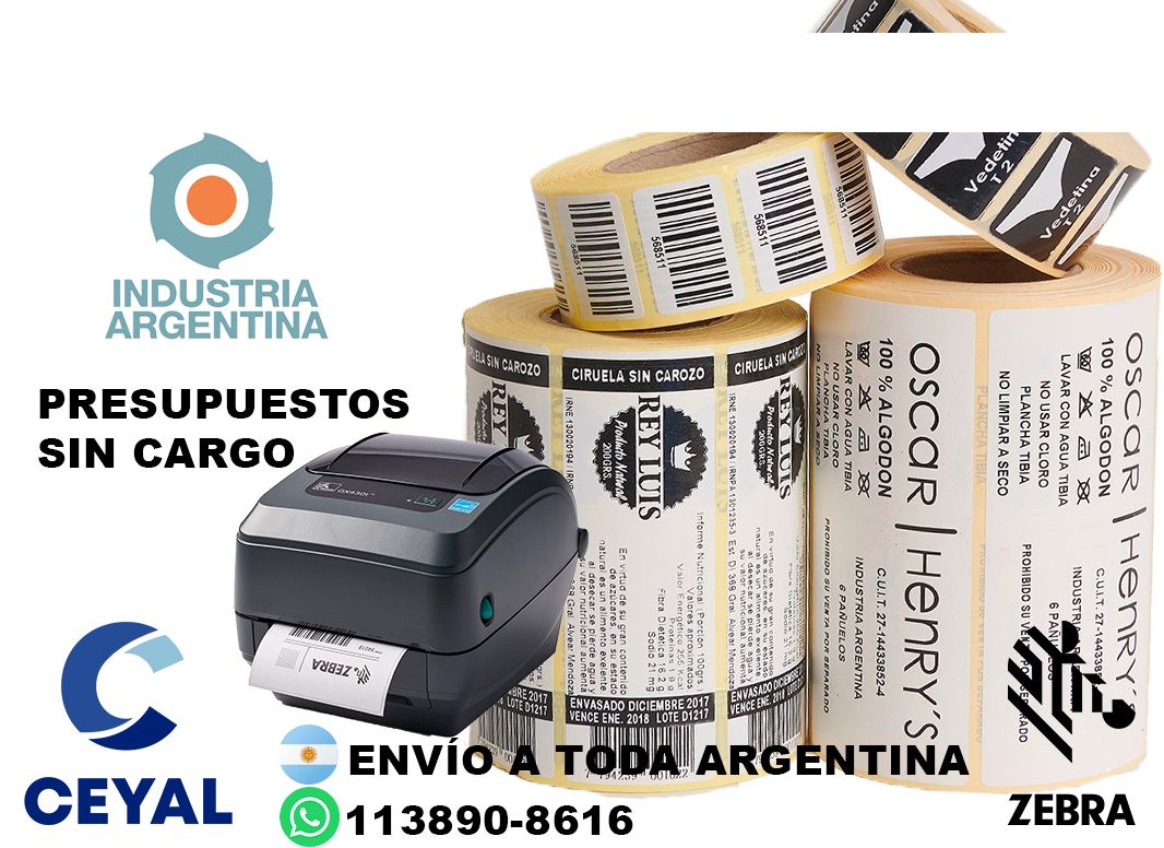 1 caja de etiquetas 87 x 96