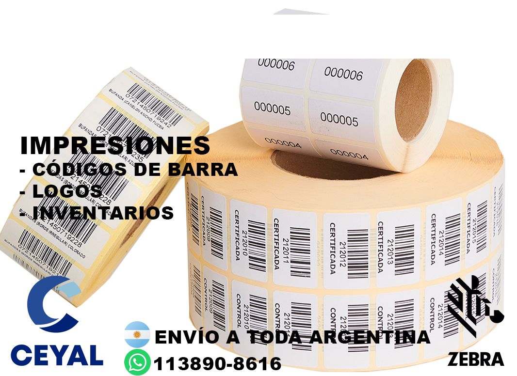 1 caja de etiquetas 87 x 96