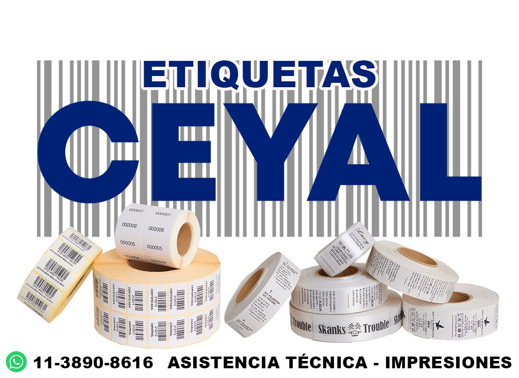 10195 Etiquetas para limpieza y perfumería