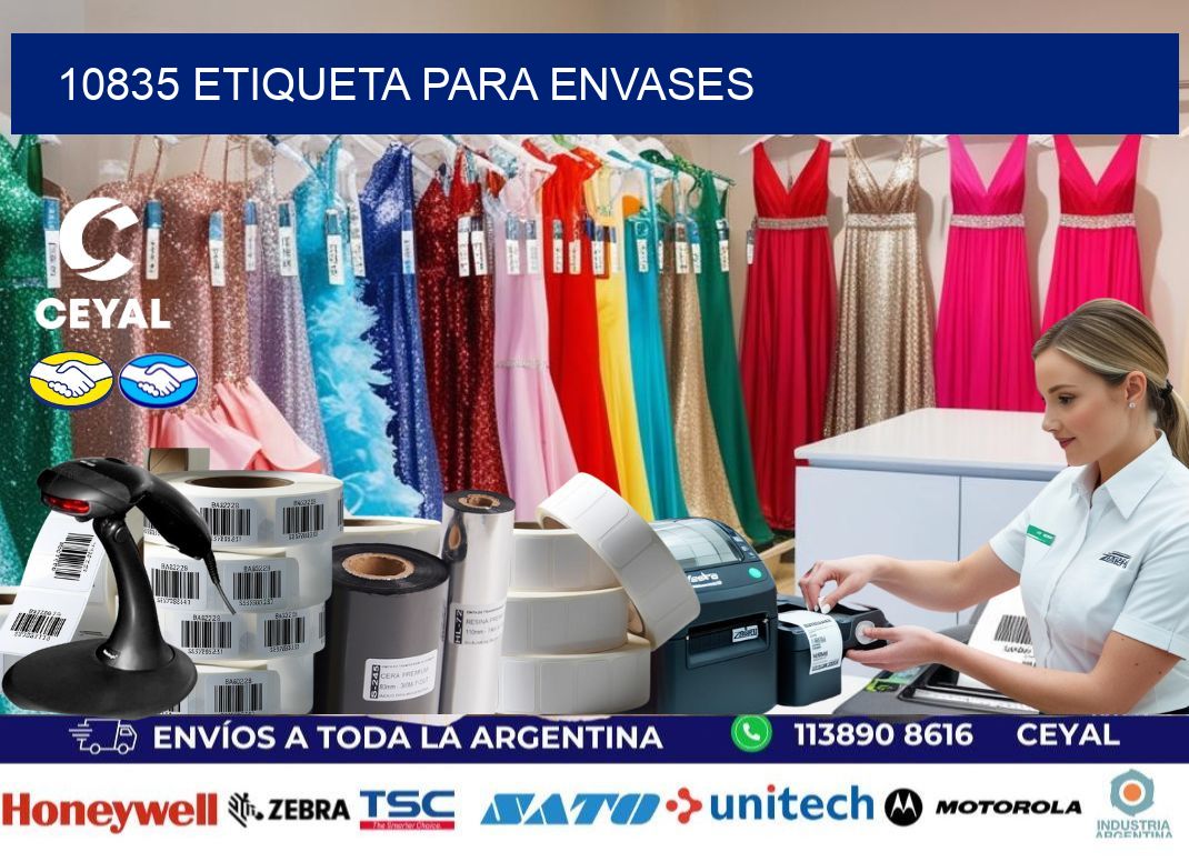 10835 Etiqueta para envases