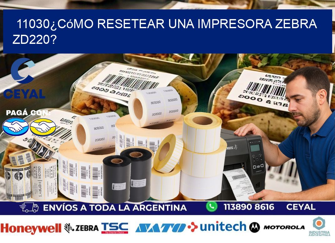 11030¿Cómo resetear una impresora Zebra ZD220?