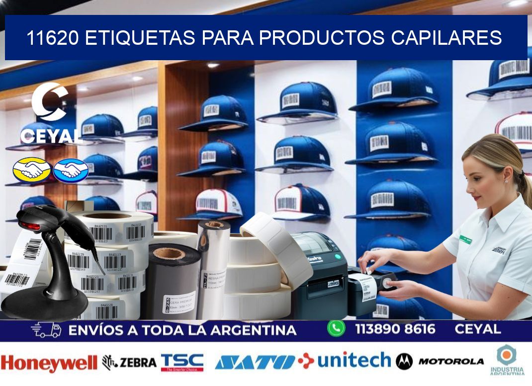 11620 Etiquetas para productos capilares