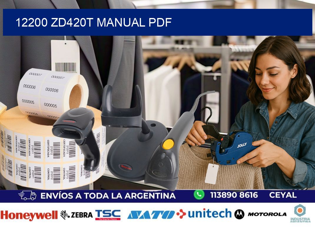 12200 ZD420t manual PDF