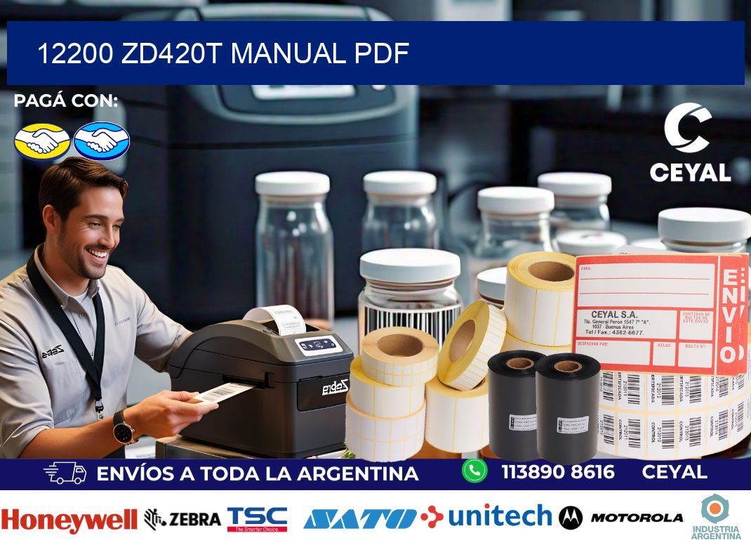 12200 ZD420t manual PDF