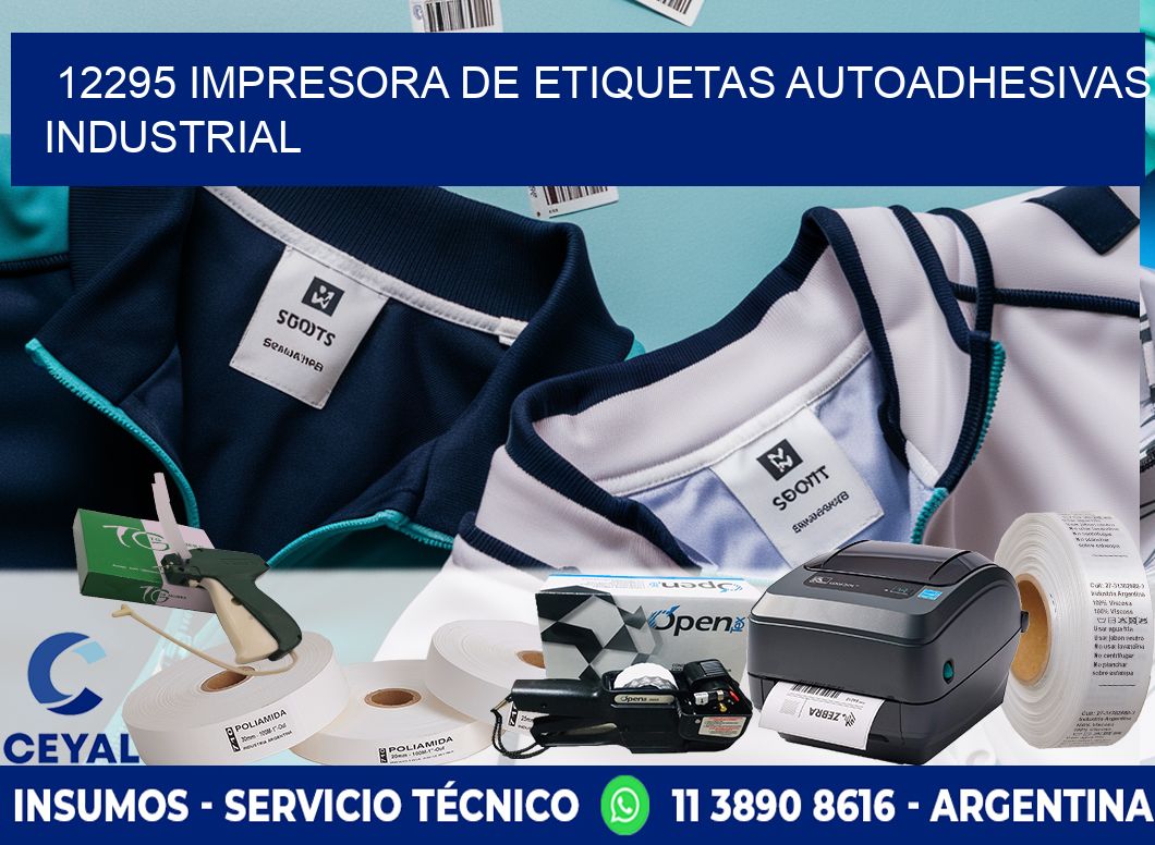 12295 Impresora de etiquetas autoadhesivas industrial