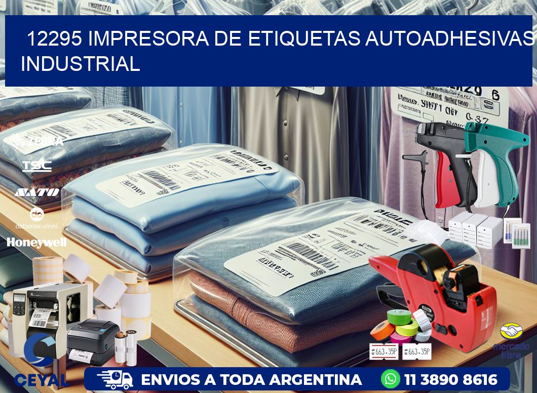 12295 Impresora de etiquetas autoadhesivas industrial