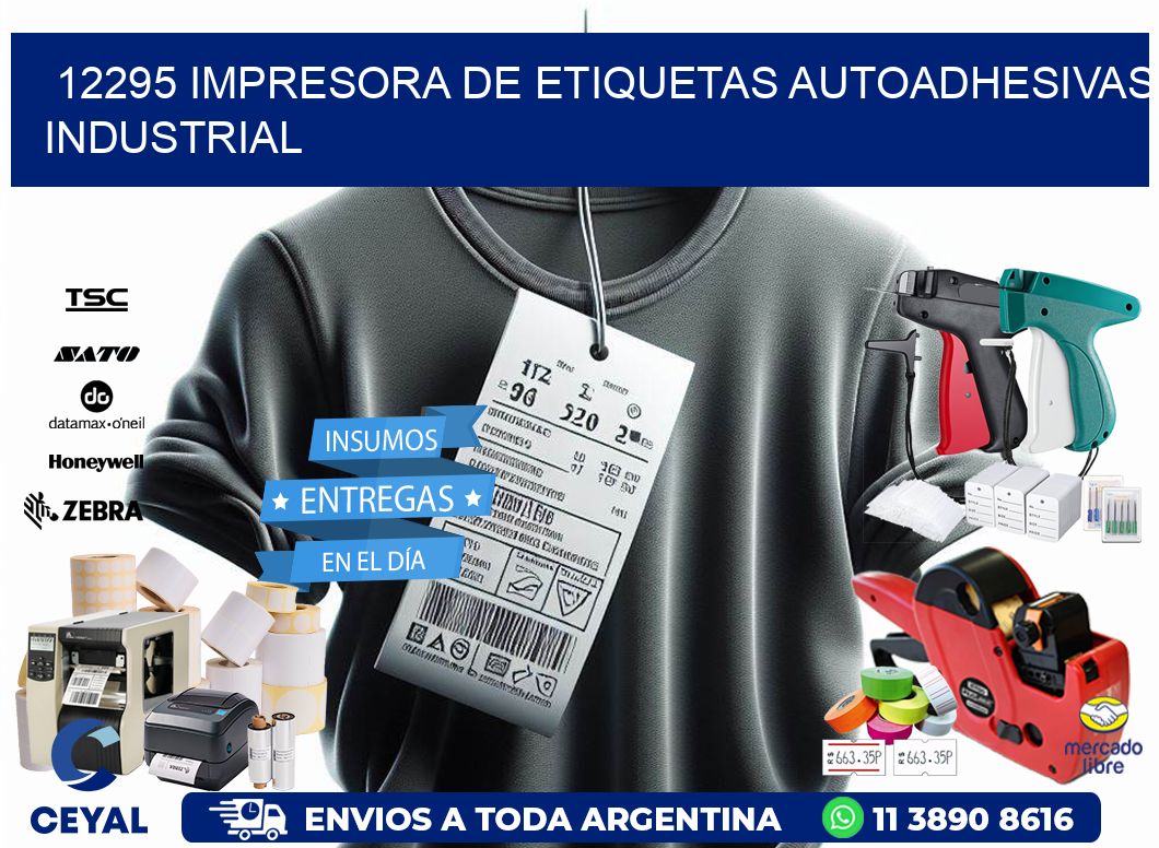 12295 Impresora de etiquetas autoadhesivas industrial
