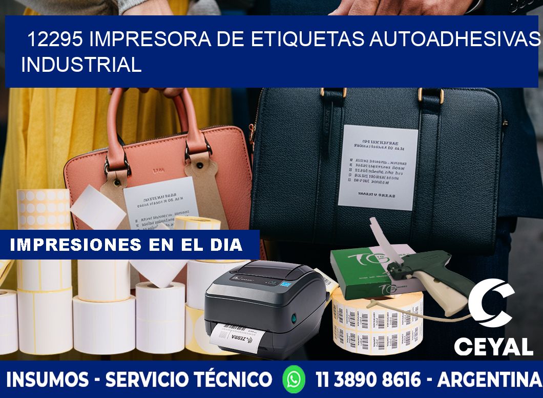 12295 Impresora de etiquetas autoadhesivas industrial