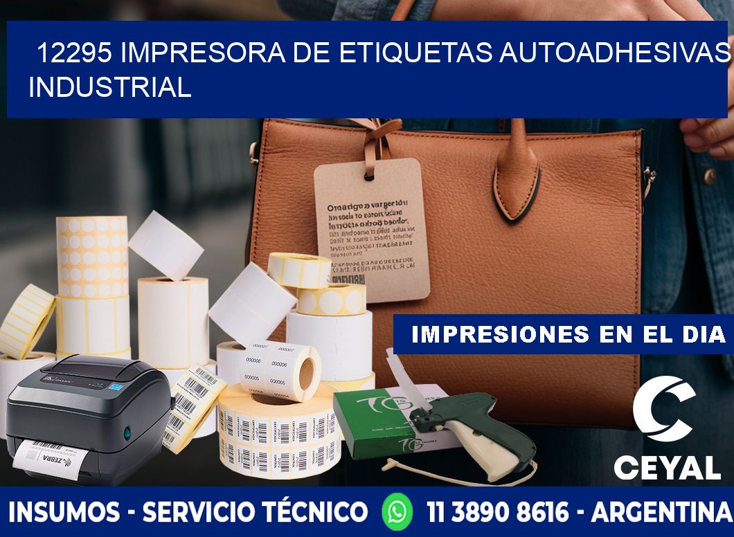 12295 Impresora de etiquetas autoadhesivas industrial