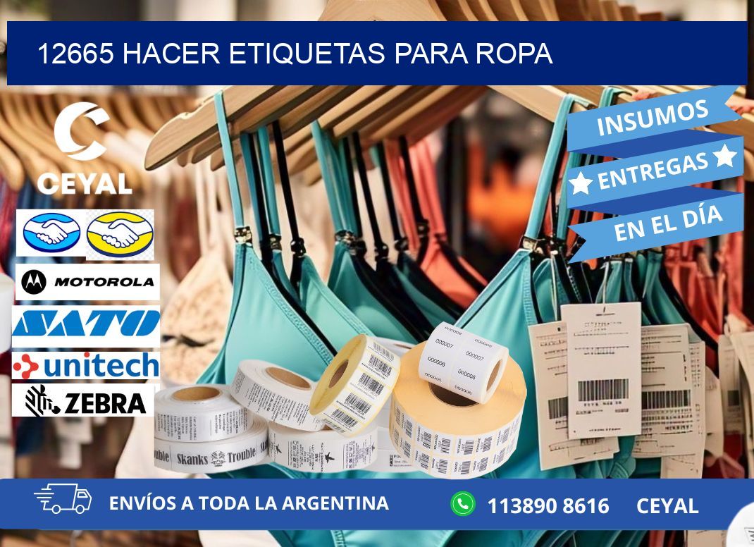 12665 Hacer etiquetas para ropa