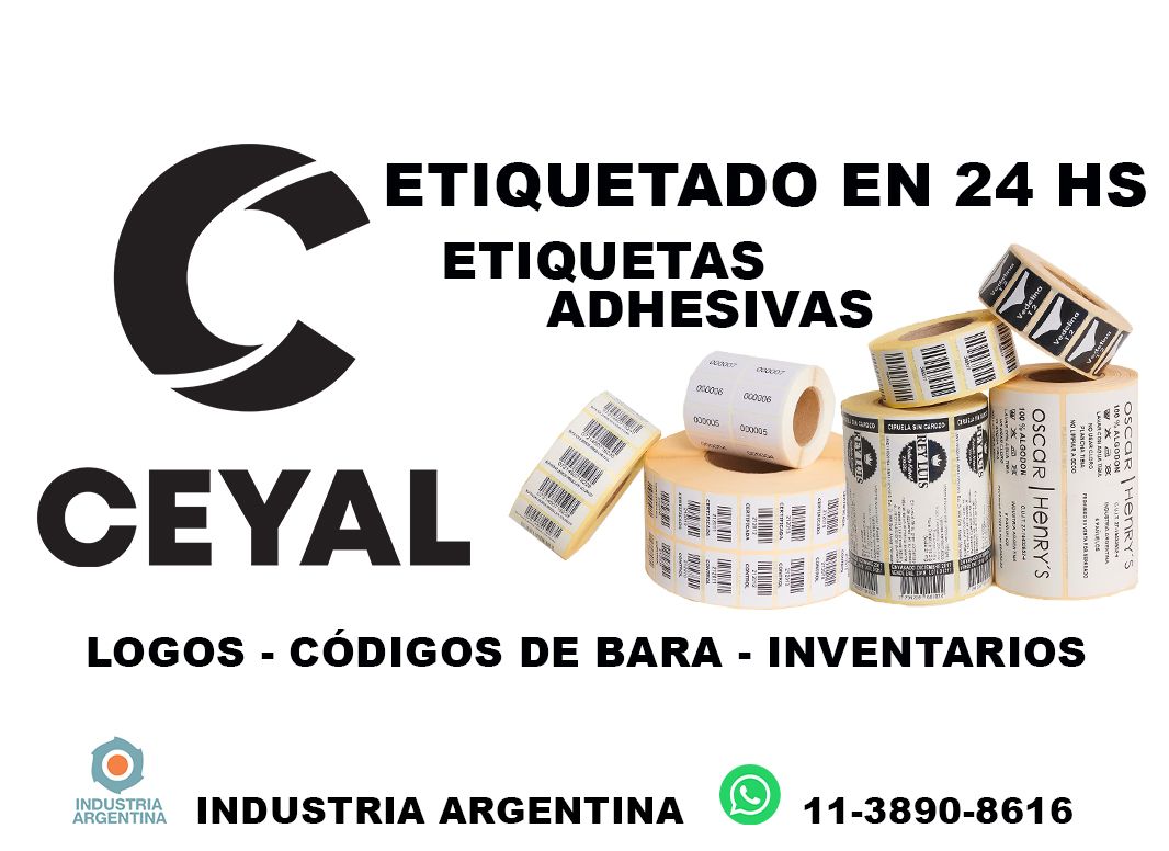 15725 Etiquetas para lavandina