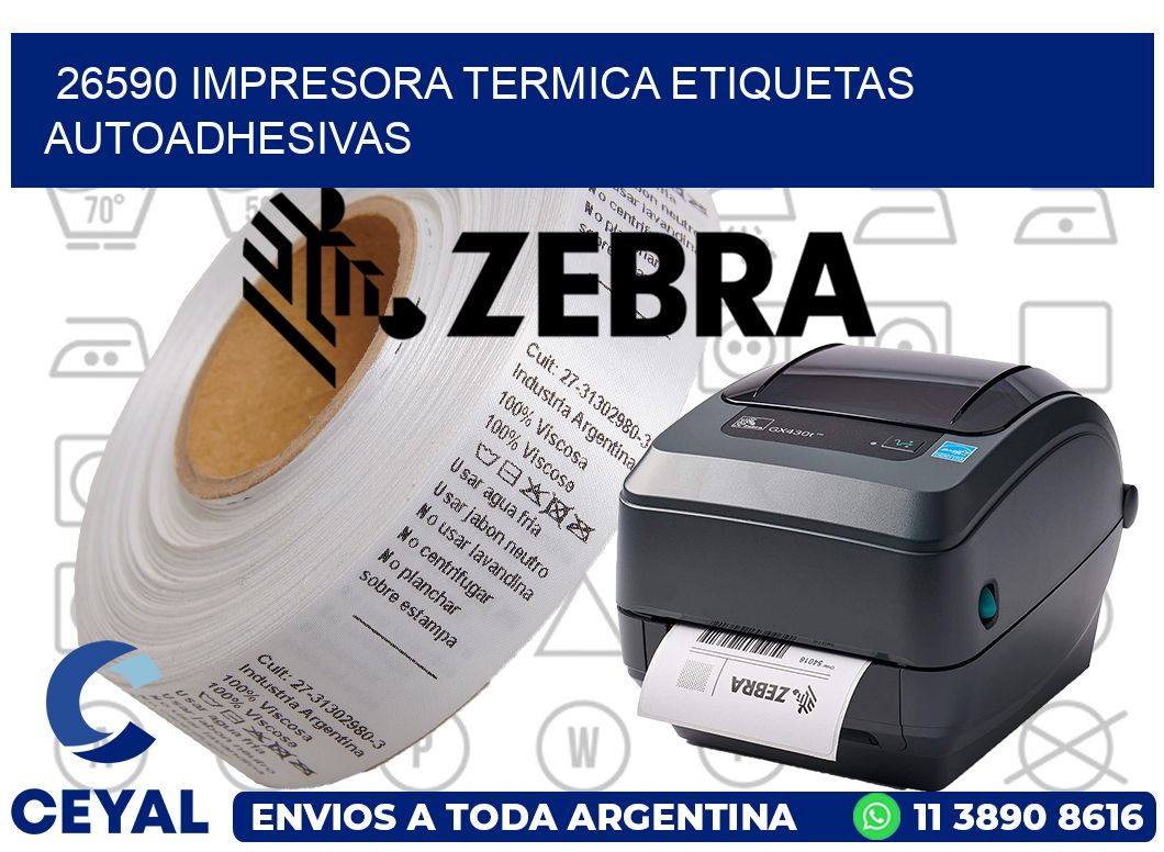 26590 Impresora termica etiquetas autoadhesivas