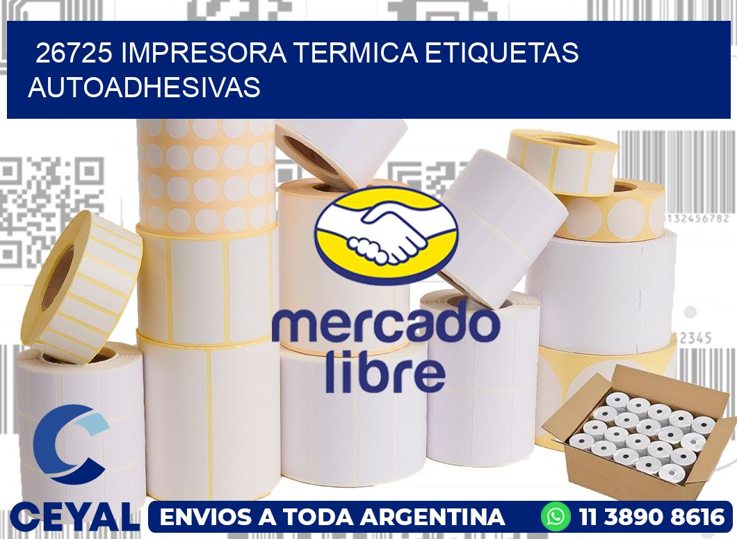 26725 Impresora termica etiquetas autoadhesivas