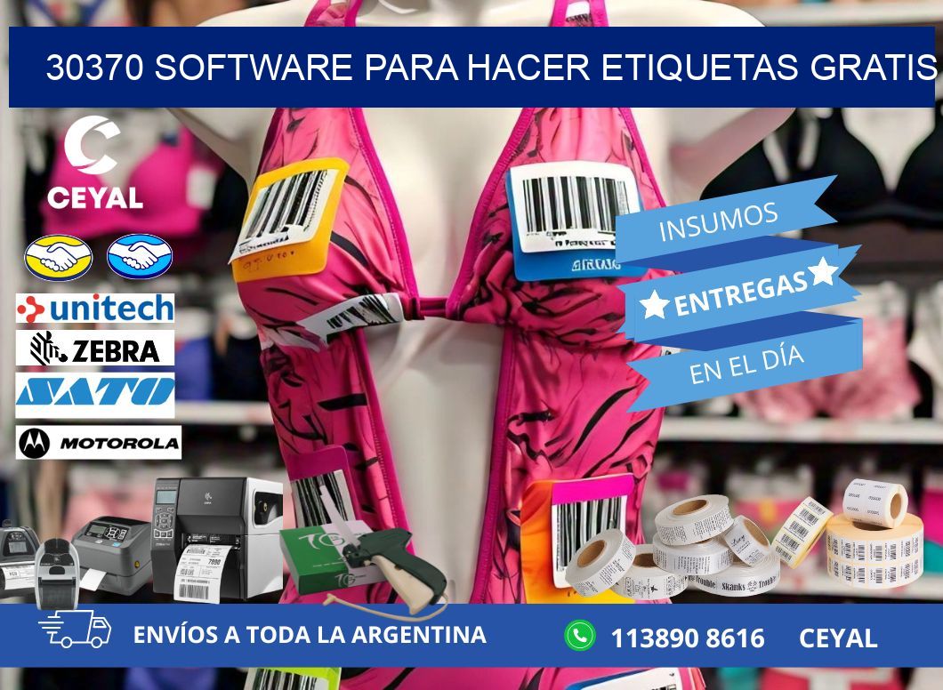 30370 Software para hacer etiquetas gratis