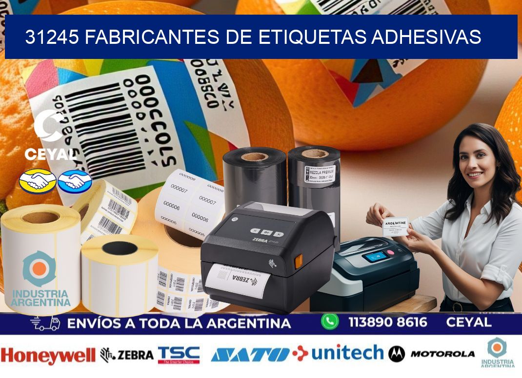 31245 Fabricantes de etiquetas adhesivas